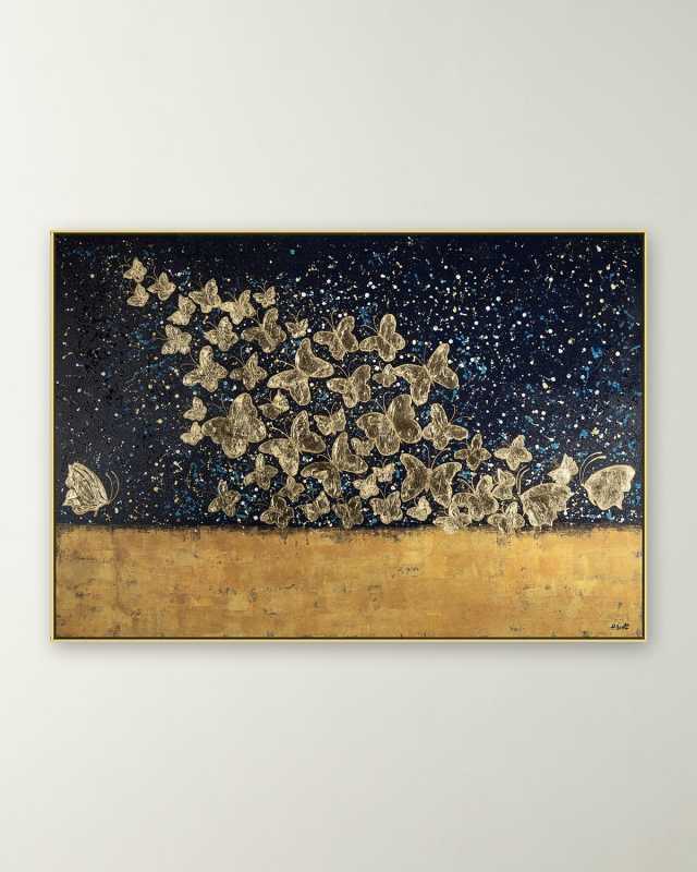 "Butterfly Night" Giclee on Gallery-Wrapped Canvas by H. Scott
